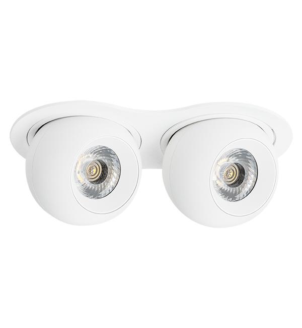 i6266464 Светильник INTERO LED 9W*2 850LM*2 24G БЕЛЫЙ 4000K (217626+217064+217064)