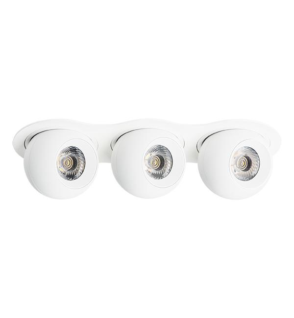 i636646464 Светильник INTERO LED 9W*3 850LM*3 24G БЕЛЫЙ 4000K (217636+217064+217064+217064)